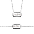 Coque de Nacre Collier argent 873863