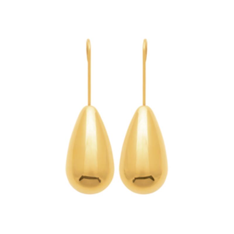 Coque de Nacre Boucles d'oreilles acier doré 3117509