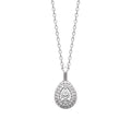 Coque de Nacre Collier argent 874480