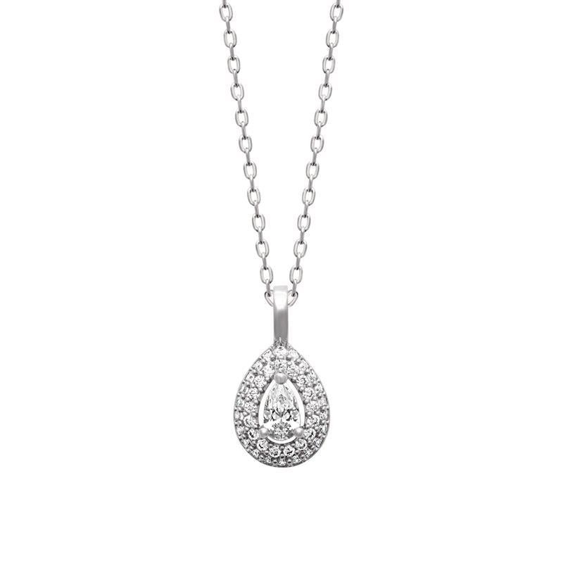 Coque de Nacre Collier argent 874480