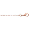Coque de Nacre Chaîne maille forçat plaqué or rose 229040