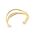 Coque de Nacre Bracelet jonc acier doré 312308