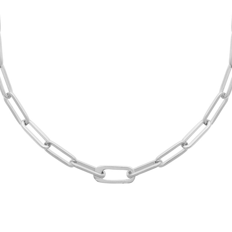 Coque de Nacre Collier plaqué argent 491013