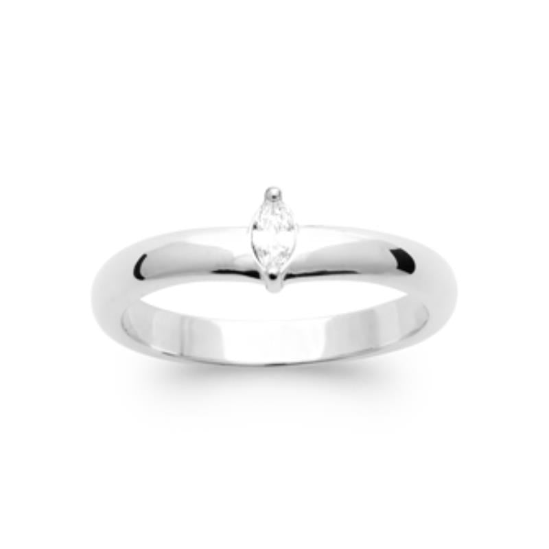 Coque de Nacre Bague solitaire argent 1999510