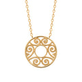 Coque de Nacre Collier plaqué or 921918