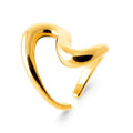 Izee Bague acier doré 3417009