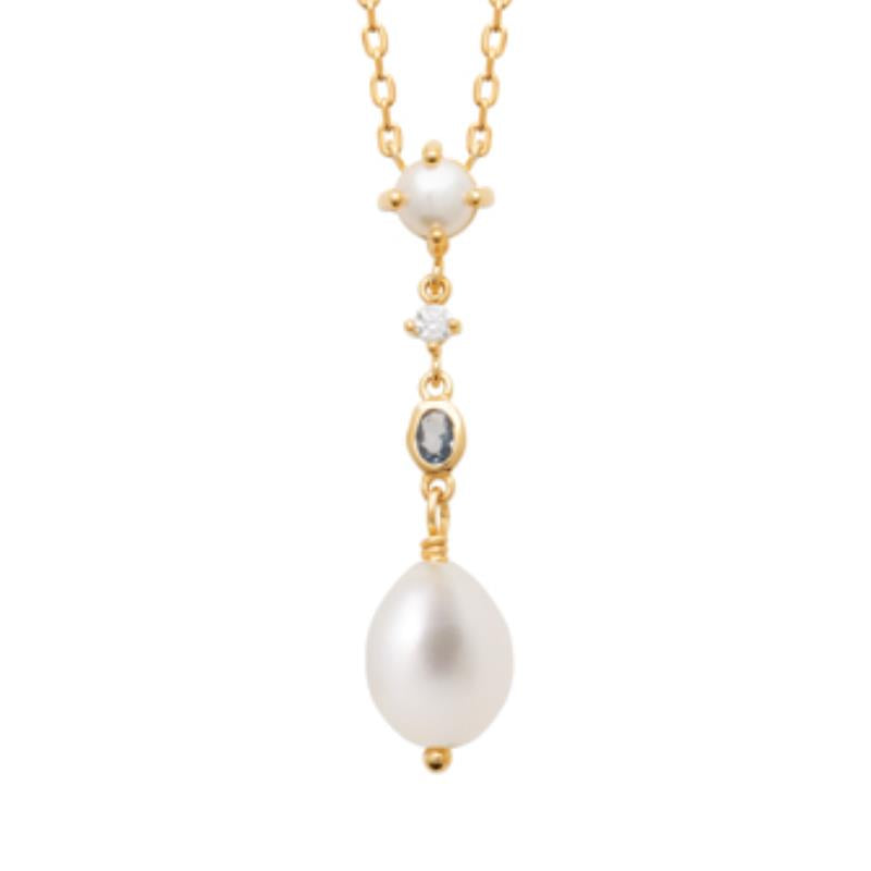 Coque de Nacre Collier plaqué or 973867