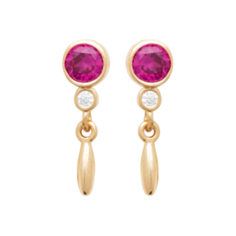 Coque de Nacre Puces d'oreilles plaqué or 23038120