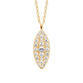 Coque de Nacre Collier plaqué or 974417