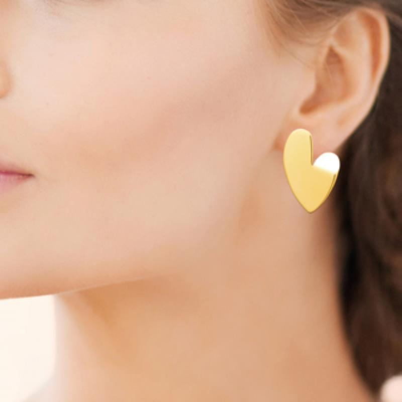 Coque de Nacre Boucles d'oreilles acier doré 3120609
