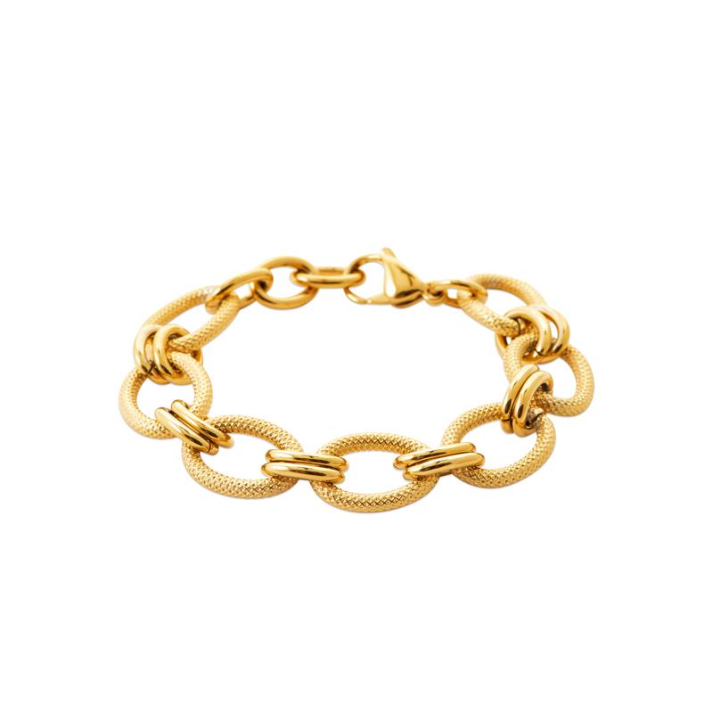 Izee Bracelet acier doré 312385