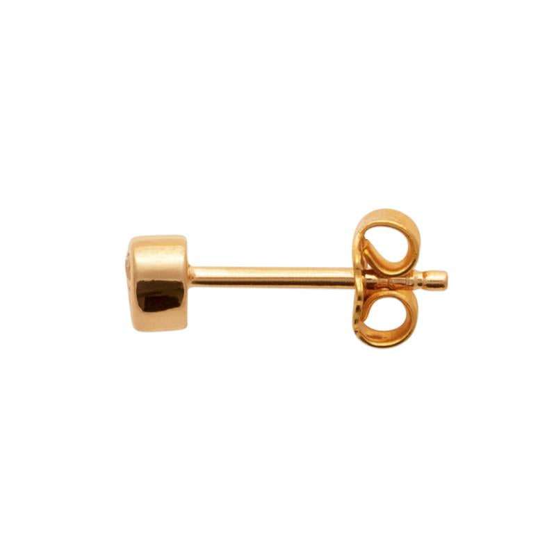 Coque de Nacre Boucle d'oreille à l'unité plaqué or 2590010U