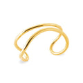 Coque de Nacre Bracelet jonc acier doré 312301