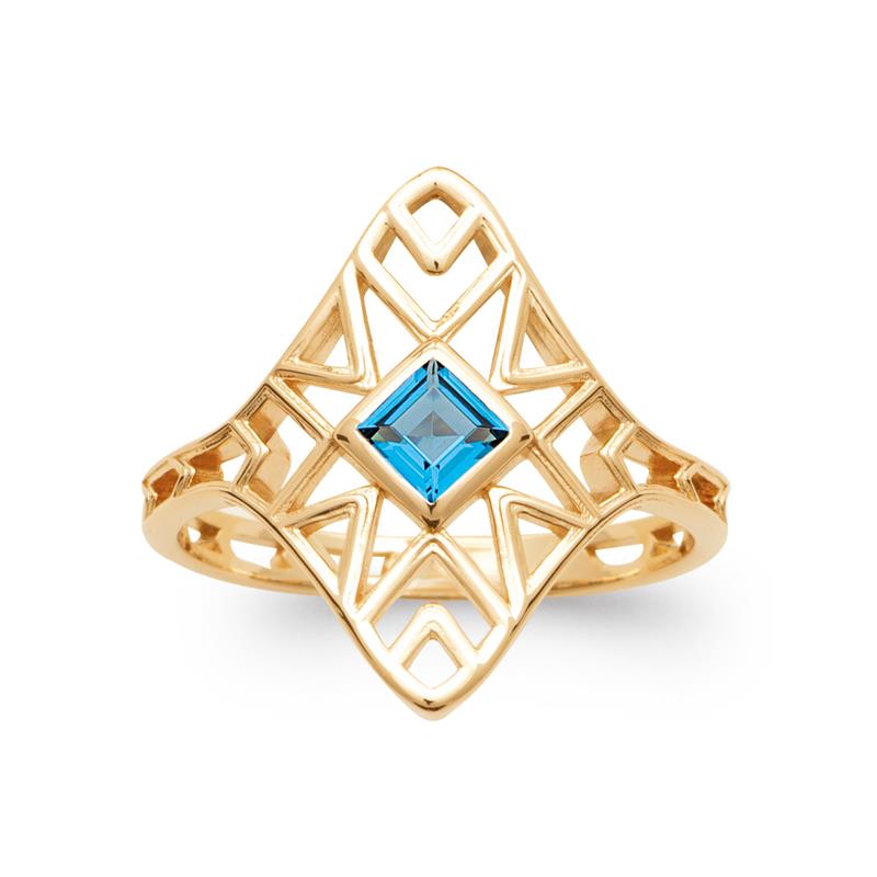 Coque de Nacre Bague plaqué or 20005640