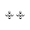 Coque de Nacre Puces d'oreilles argent 73000800