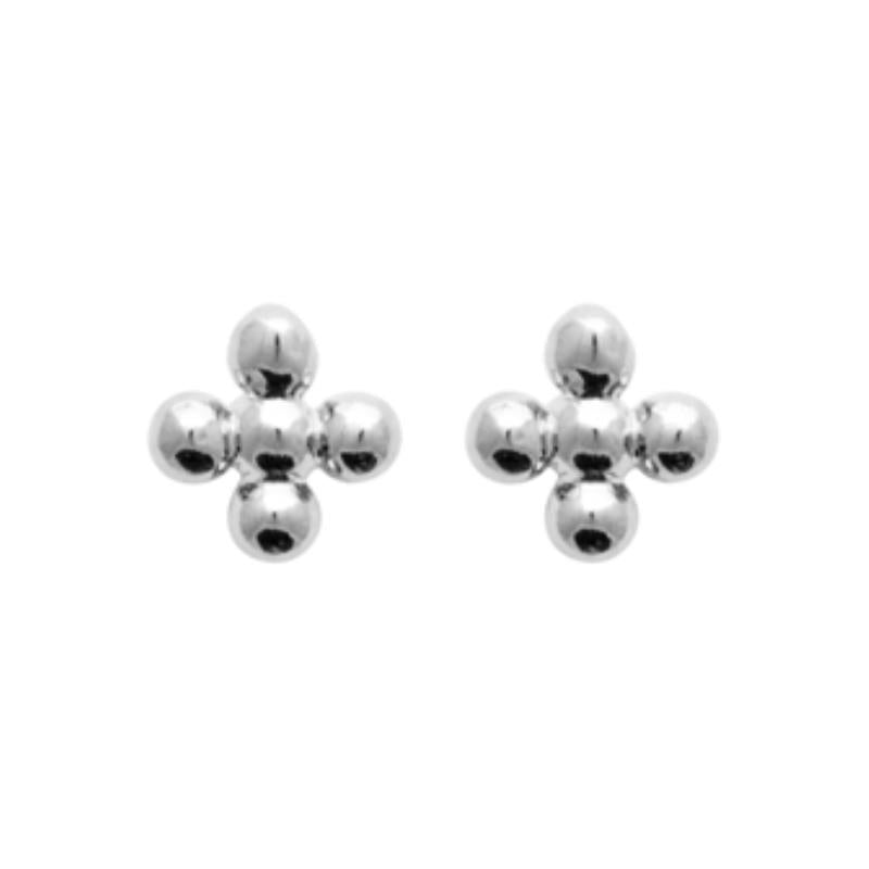 Coque de Nacre Puces d'oreilles argent 73000800