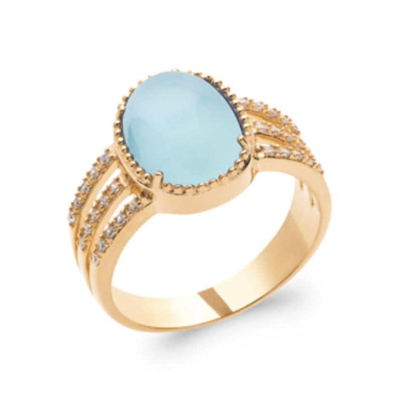 Coque de Nacre Bague plaqué or 2287860