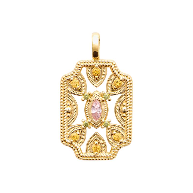 Coque de Nacre Pendentif plaqué or 2792805