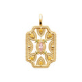Coque de Nacre Pendentif plaqué or 2792805
