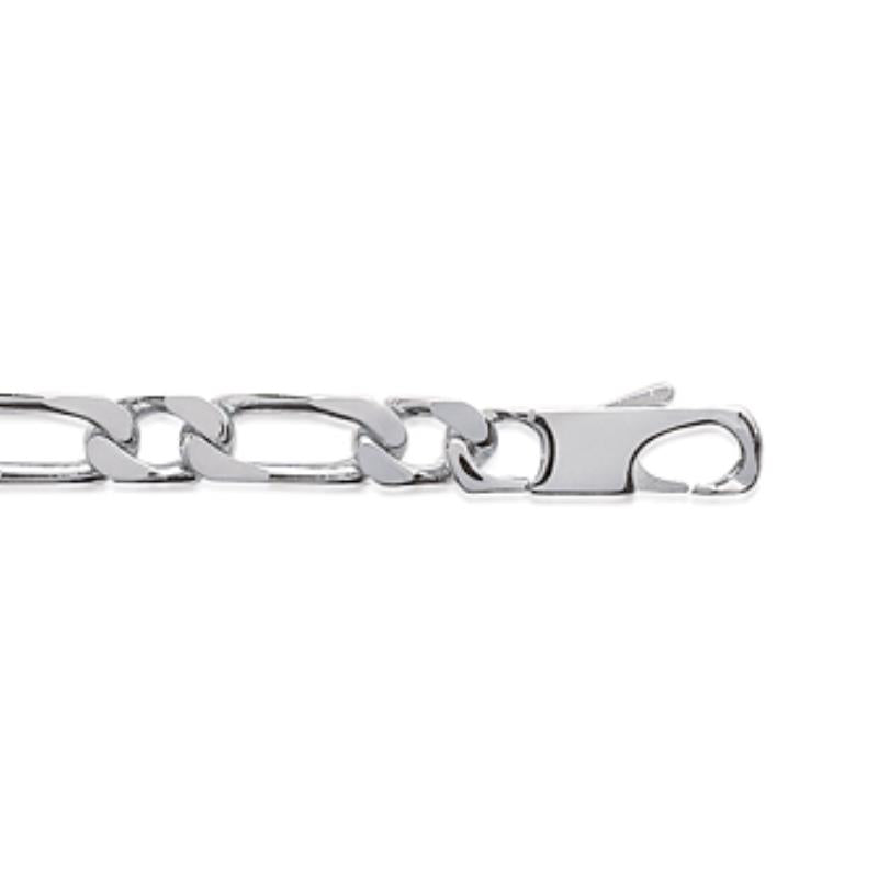 Coque de Nacre Chaîne maille figaro argent 731200
