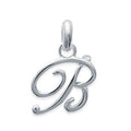 Coque de Nacre Pendentif initiale argent 74811552