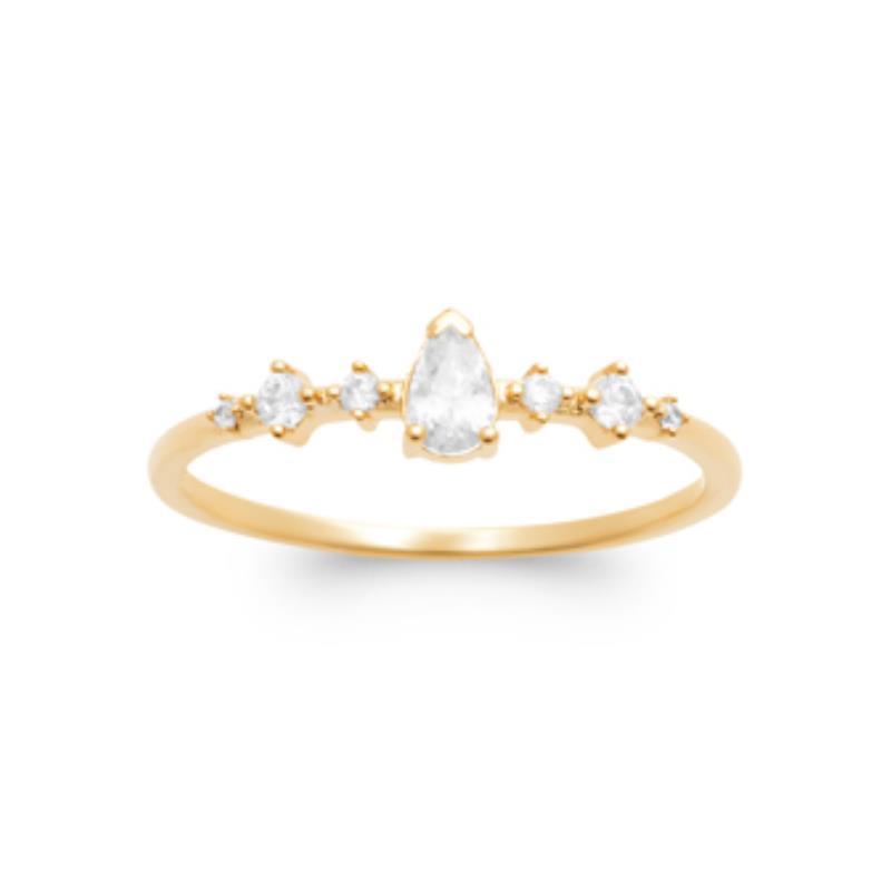 Coque de Nacre Bague plaqué or 2992810