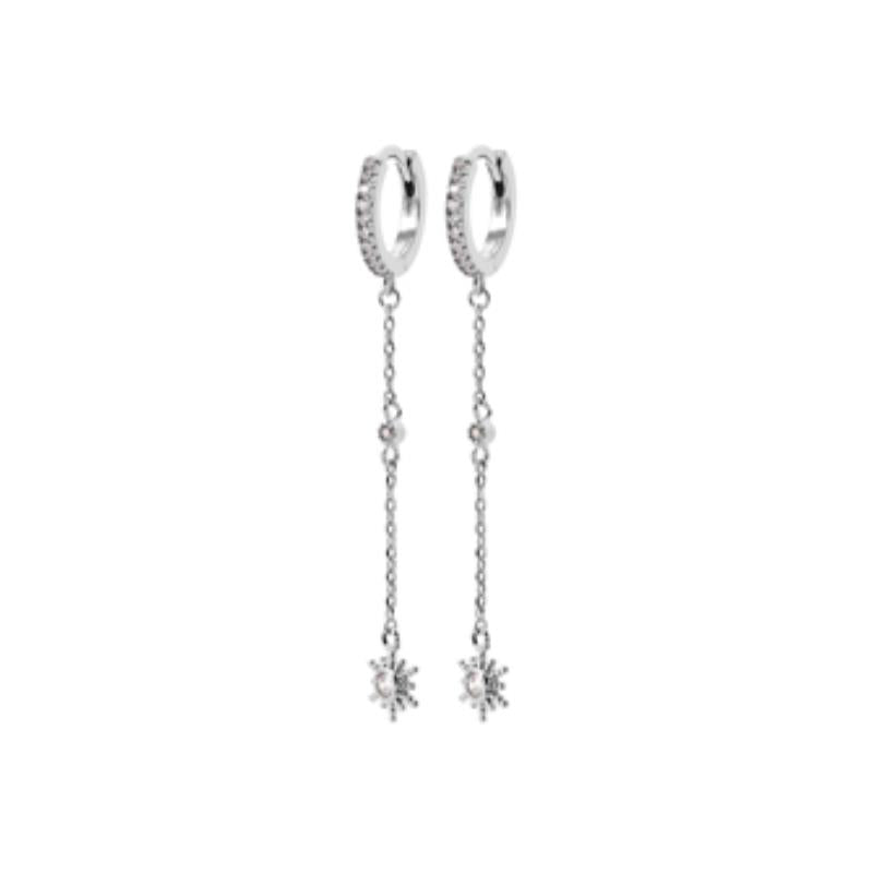 Coque de Nacre Créoles argent 1641210