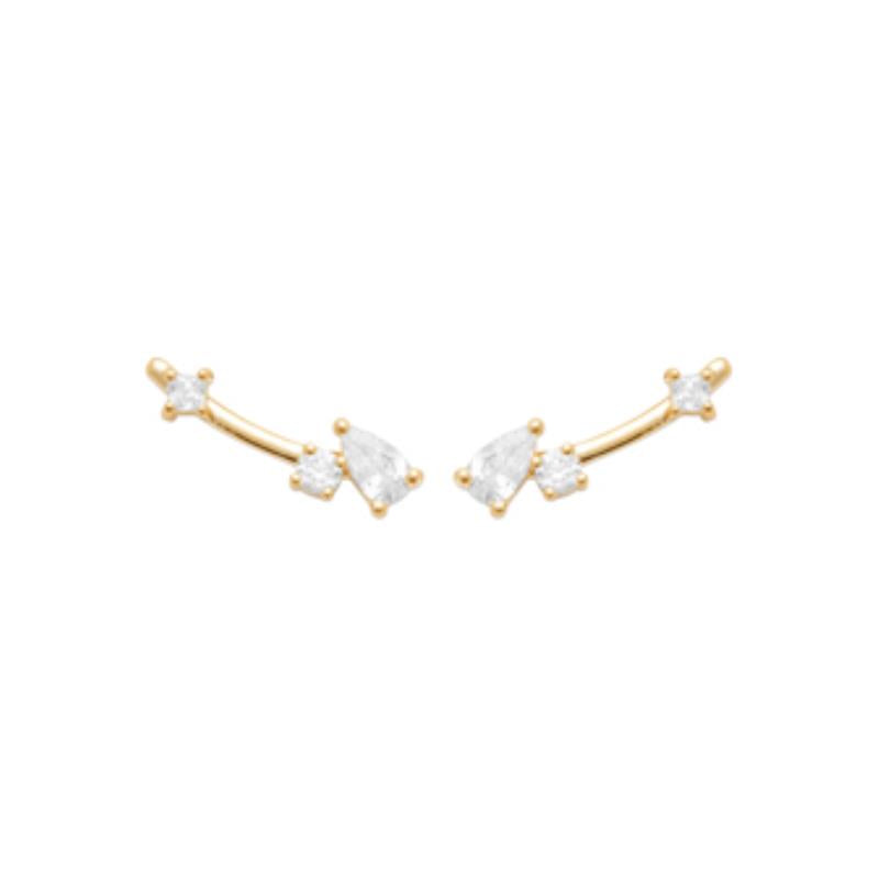 Coque de Nacre Boucles d'oreilles plaqué or 23042610