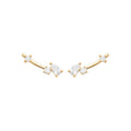 Coque de Nacre Boucles d'oreilles plaqué or 23042610
