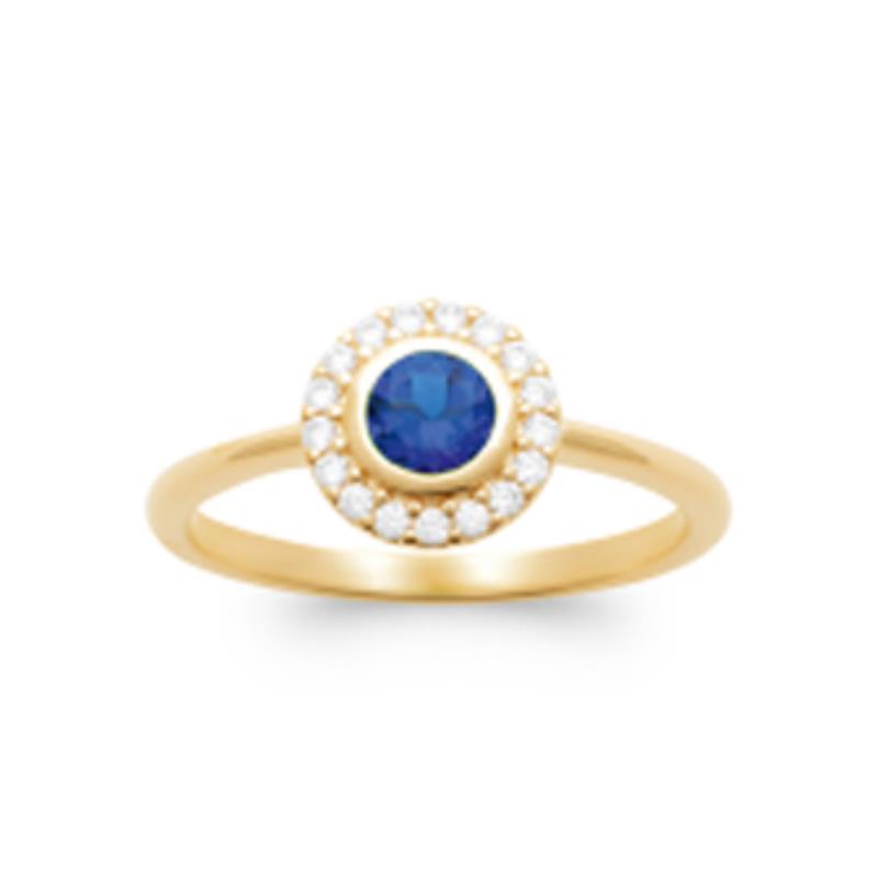 Coque de Nacre Bague solitaire plaqué or 2292640