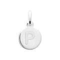 Coque de Nacre Pendentif initiale argent 7775716