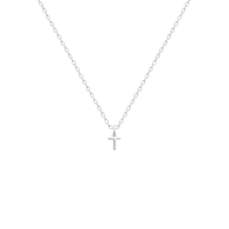 Coque de Nacre Pendentif initiale argent 7775620