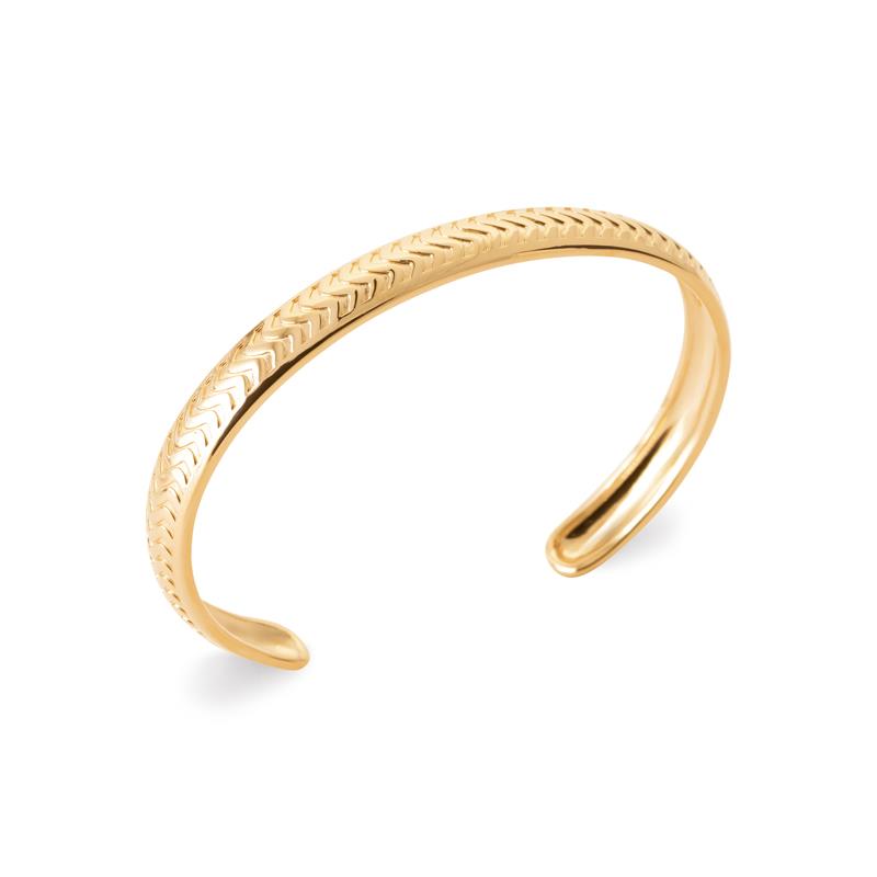 Coque de Nacre Bracelet jonc plaqué or 922214
