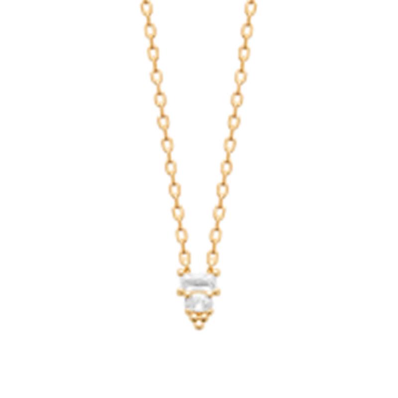 Coque de Nacre Collier plaqué or 973900