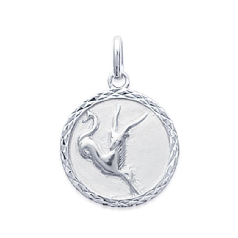 Coque de Nacre Pendentif zodiaque argent 14821112