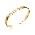 Coque de Nacre Bracelet jonc plaqué or 921483