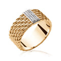 Coque de Nacre Bague plaqué or 2261811