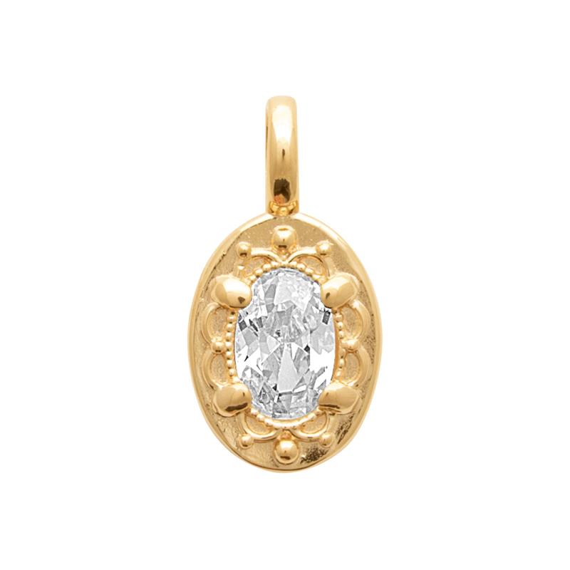 Coque de Nacre Pendentif plaqué or 2786910