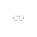Coque de Nacre Créoles argent 702230