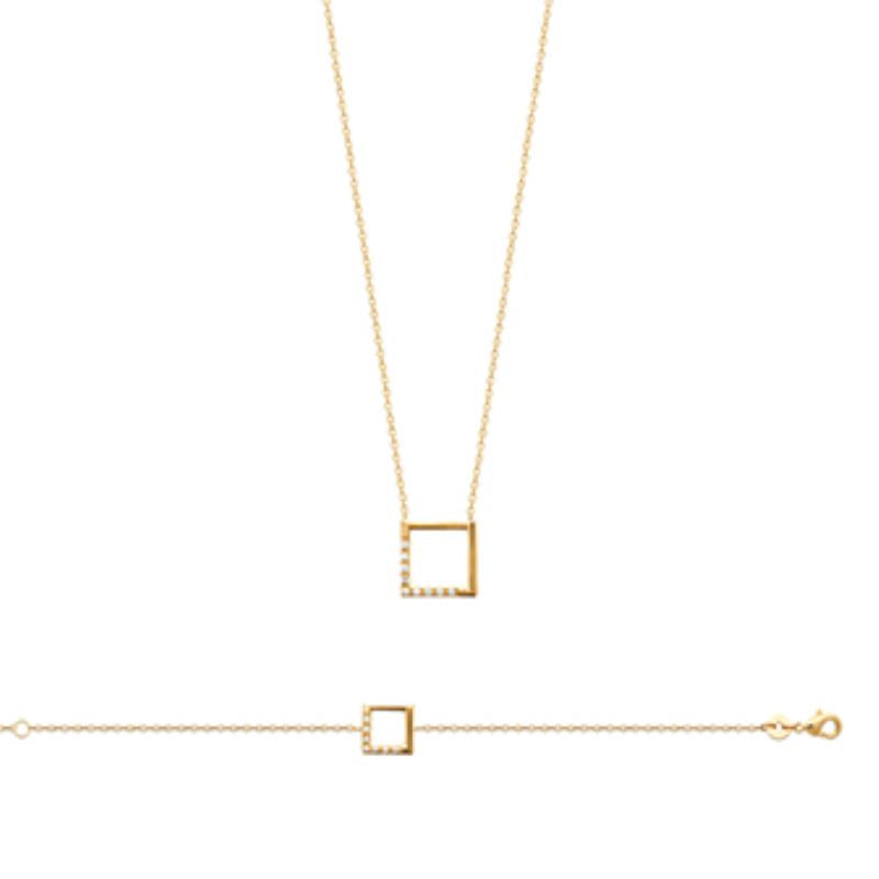 Coque de Nacre Collier plaqué or 973461