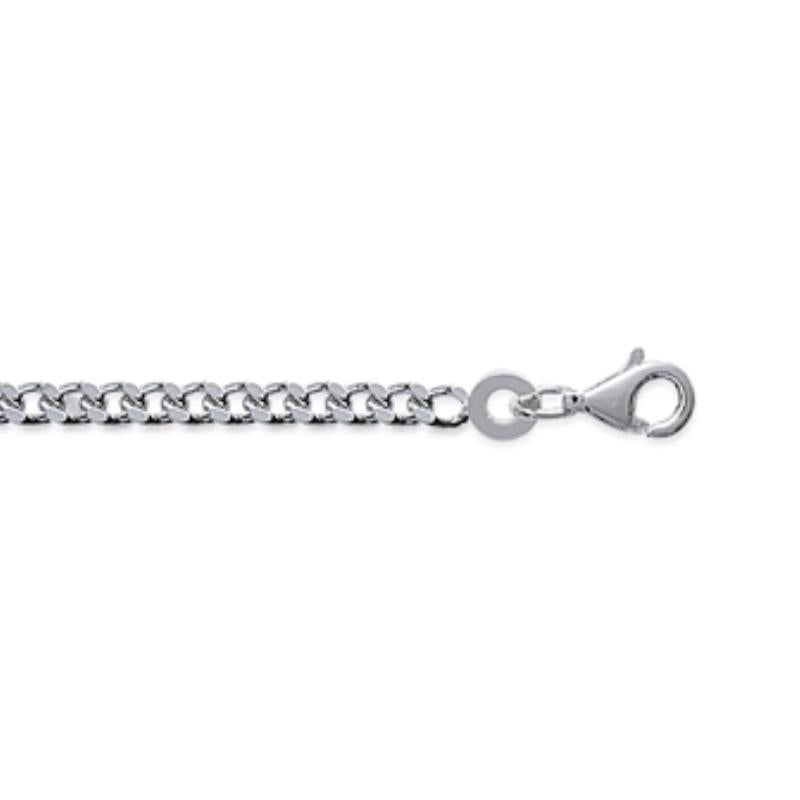 Coque de Nacre Chaîne maille gourmette argent 702080