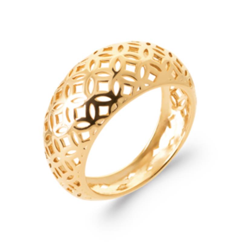 Coque de Nacre Bague plaqué or 2995400