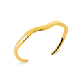 Coque de Nacre Bracelet jonc acier doré 312255