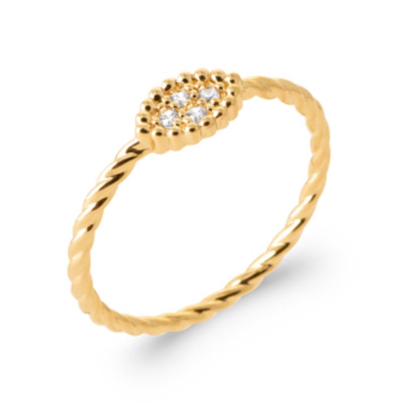 Coque de Nacre Bague plaqué or 2942710