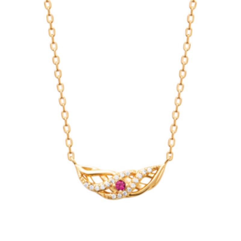 Coque de Nacre Collier plaqué or 974090