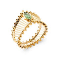 Coque de Nacre Bague plaqué or 2954450