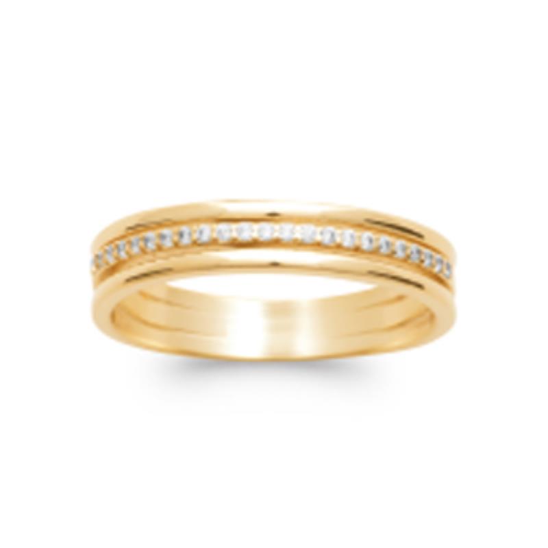 Coque de Nacre Bague plaqué or 2978610
