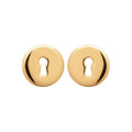Coque de Nacre Puces d'oreilles plaqué or 23007900