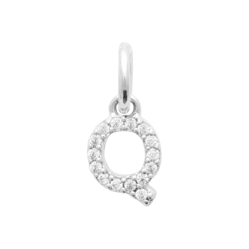 Coque de Nacre Pendentif initiale argent 1776717