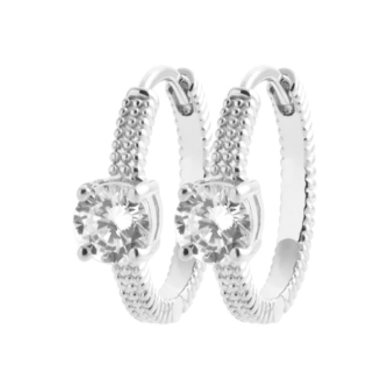 Coque de Nacre Créoles argent 1634610